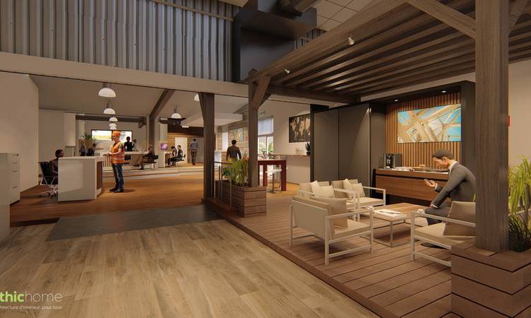 Show room fibres bois concept à Saint Pierre