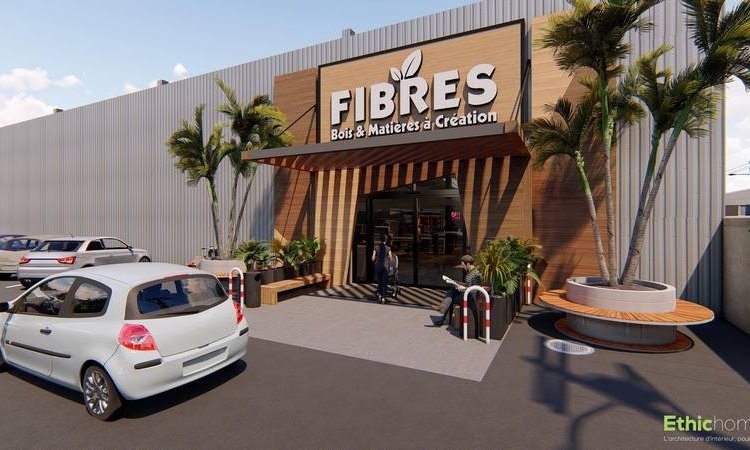 Show room fibres bois concept à Saint Pierre