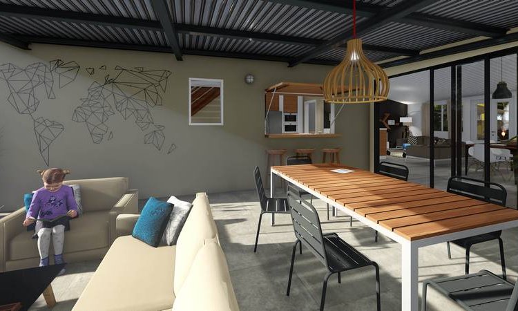 Villa cap town concept à Saint Pierre
